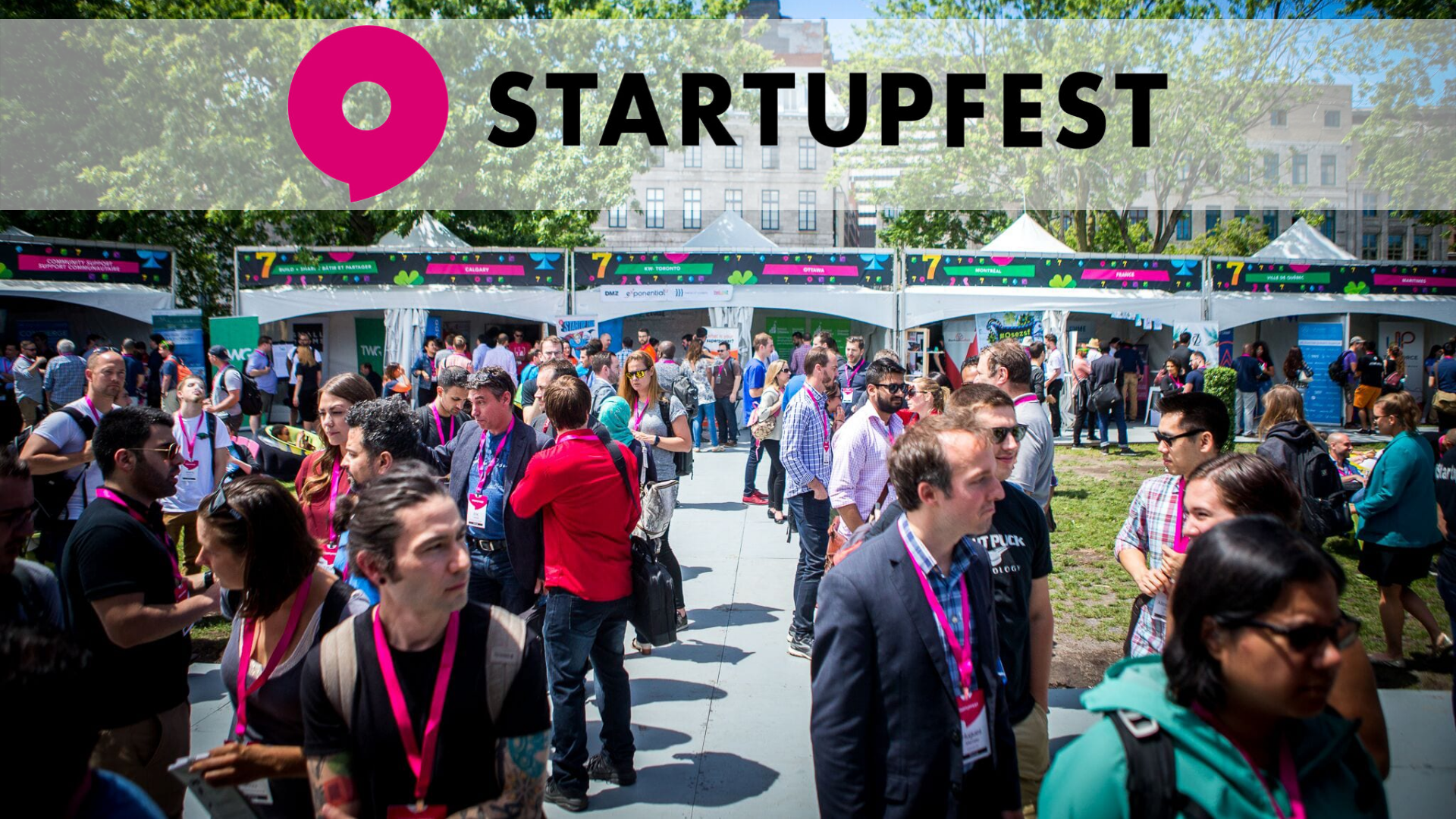 Several participants who are present at the Startupfest